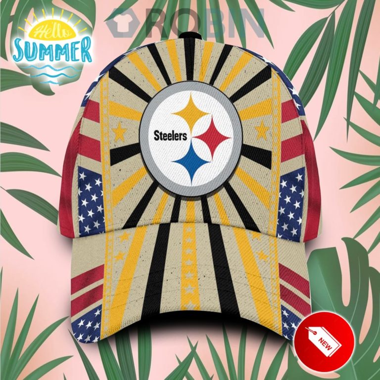 Pittsburgh Steelers Retro Vintage Design Classic Baseball Cap Hat