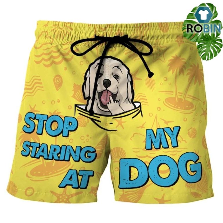 Pocket Golden Swim Trunks