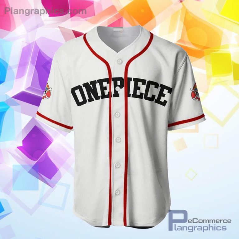 Portgas D Ace Baseball Jersey Shirt One Piece Anime Merch Clothes