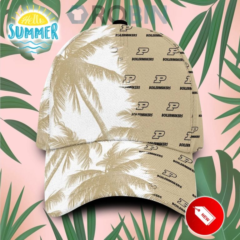 Purdue Boilermakers Palm Trees Classic Baseball Cap Hat