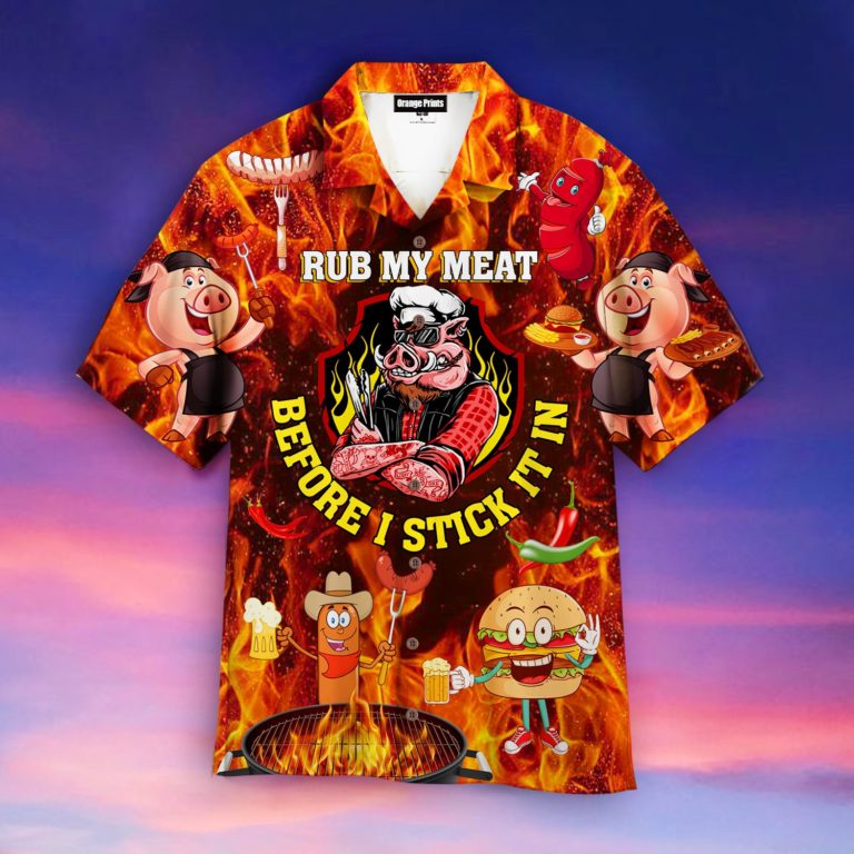 Real Dads Play With Fire He Love Bbq Aloha Shirts