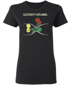 electricity explained ladies t shirt