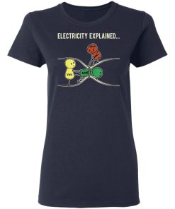 electricity explained ladies t shirt
