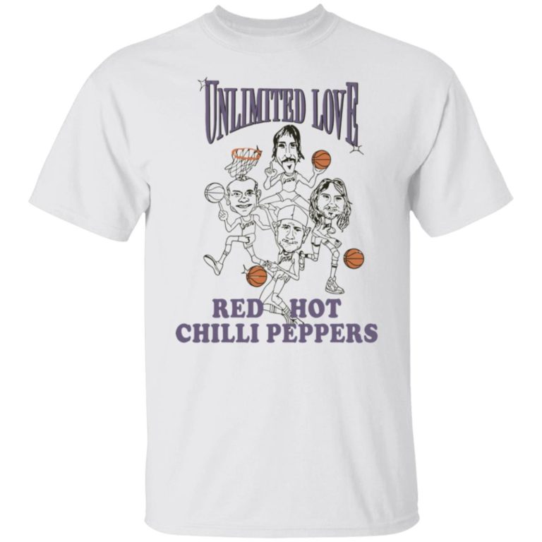 Unlimited love red hot chili peppers shirt