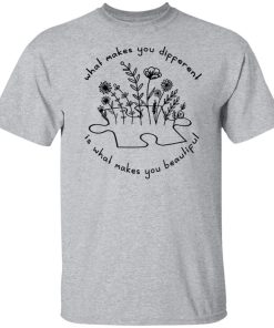 different makes you beautiful t shirt