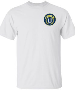 chuck u chuck university t shirt