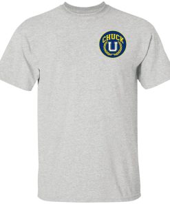 chuck u chuck university t shirt