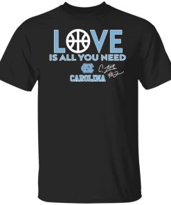 love carolina tar heels t shirt