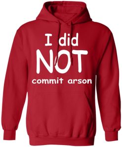 i did not commit arson hoodie