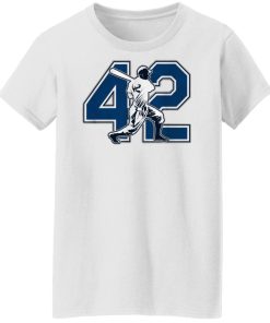 jackie robinson jackie 42 ladies t shirt