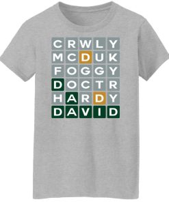 crwly mcduk foggy doctr hardy david women t shirt