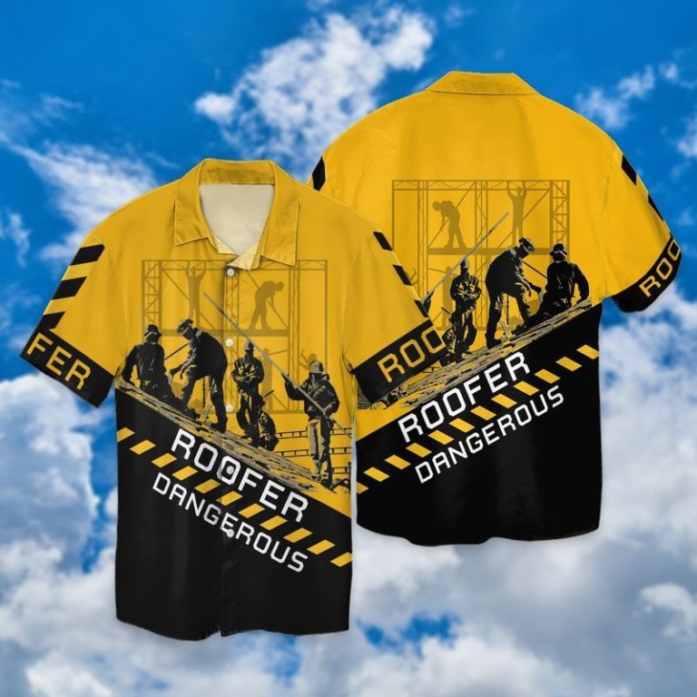 Roofer Dangerous Aloha Shirts