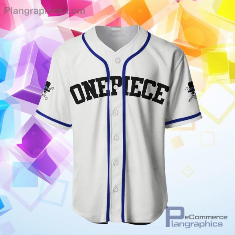 Sabo Baseball Jersey Shirt One Piece Anime Merch Clothes