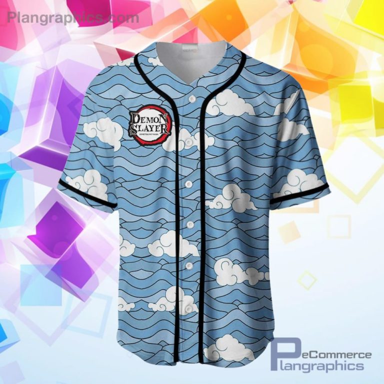 Sakonji Urokodaki Baseball Jersey Shirt Kimetsu Anime Costume Merch Clothes