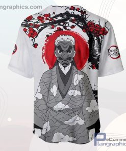 Sakonji Urokodaki Baseball Jersey Shirt Kimetsu Anime Merch Clothes Japan Style