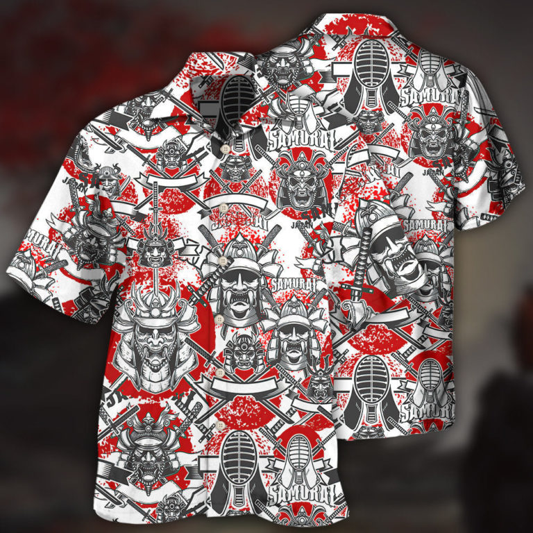 Samurai Japan Style Aloha Shirts
