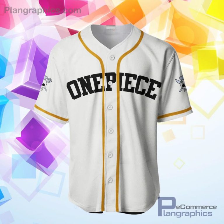 Sanji Baseball Jersey Shirt One Piece Anime Merch Clothes