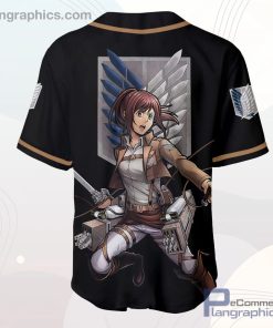 Sasha Blouse Baseball Jersey Shirt Attack On Titan Anime Merch Clothes