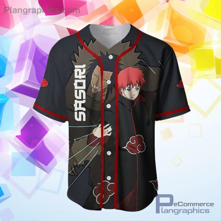 Sasori Baseball Jersey Shirt Naruto Anime Merch Clothes