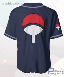 Sasuke Uchiha Baseball Jersey Shirt Naruto Anime Merch Clothes