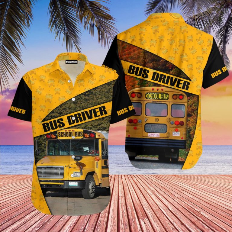 School Bus Driver Aloha Shirts