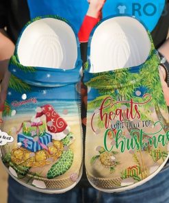 Sea Turtle Personalized Christmas Crocs Crocband Clog