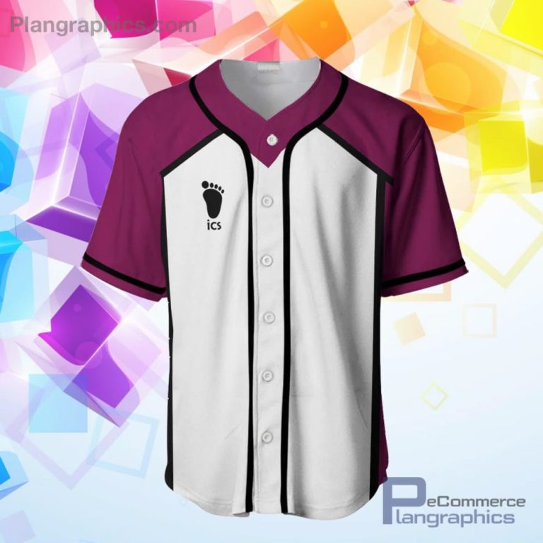 Shiratorizawa Baseball Jersey Shirt Haikyuu Anime Costume Merch Clothes