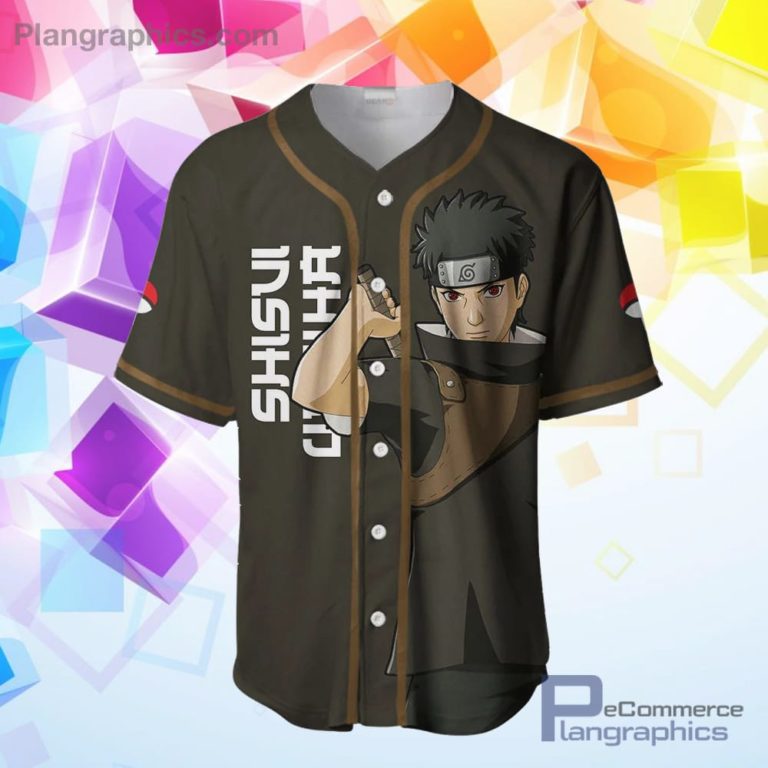 Shisui Uchiha Baseball Jersey Shirt Naruto Anime Merch Clothes