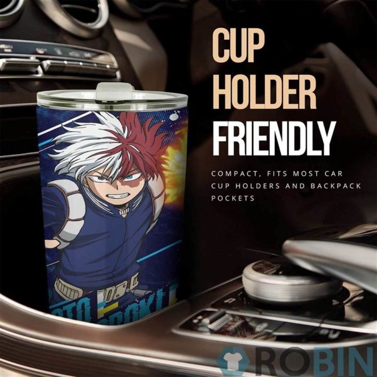 Shoto Tumbler Cup Cutsom My Hero Academia Anime
