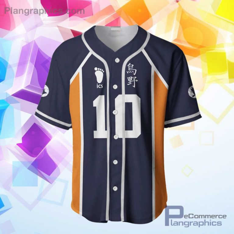 Shoyo Hinata Baseball Jersey Shirt Anime Haikyuu Costume Merch Clothes