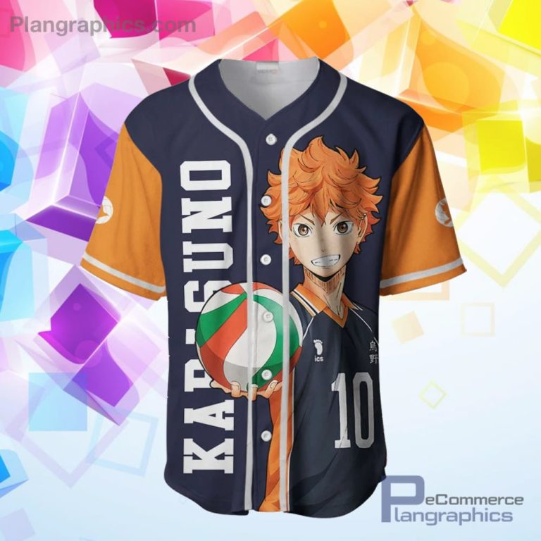 Shoyo Hinata Baseball Jersey Shirt Haikyuu Anime Merch Clothes