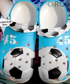 Soccer Personalized Lovers Crocs Crocband Clog