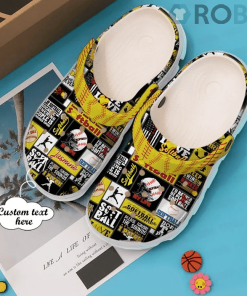 Softball Personalized Pattern Crocs Crocband Clog