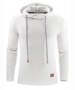 Solid Colored Hoodie Shirt – Hooded Active Basic Sports