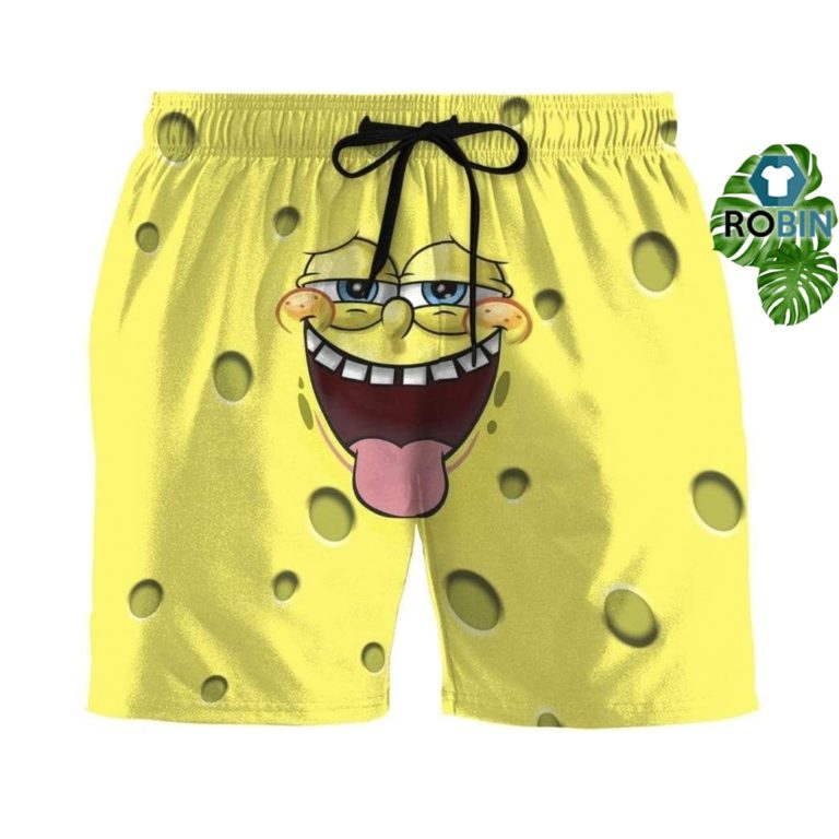 Spongebob Squarepants Summer Beach Shorts Swim Trunks