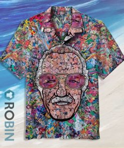 Stan Lee Marvel Hawaiian Shirt