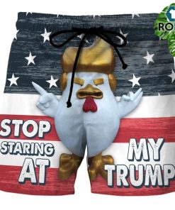 Stop Staring At My Trump Swim Trunks