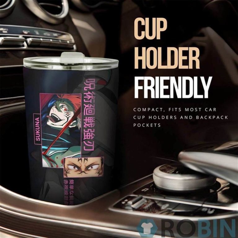 Sukuna Custom Jujutsu Kaisen Anime Car Tumblers Cup