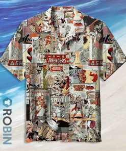 Superhero Comic Retro Hawaiian Shirt