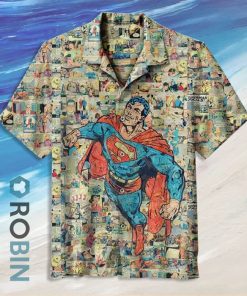 Superman Comic Retro Hawaiian Shirt
