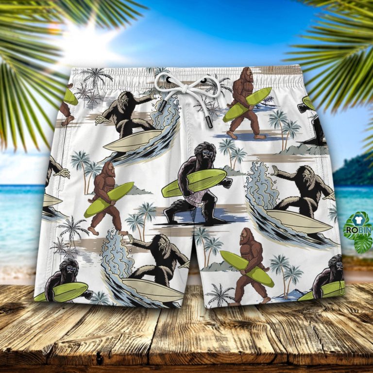 Surfing Bigfoot Hawaiian Short
