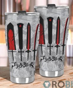 Sword Tumbler Cup Custom Black Clover Anime
