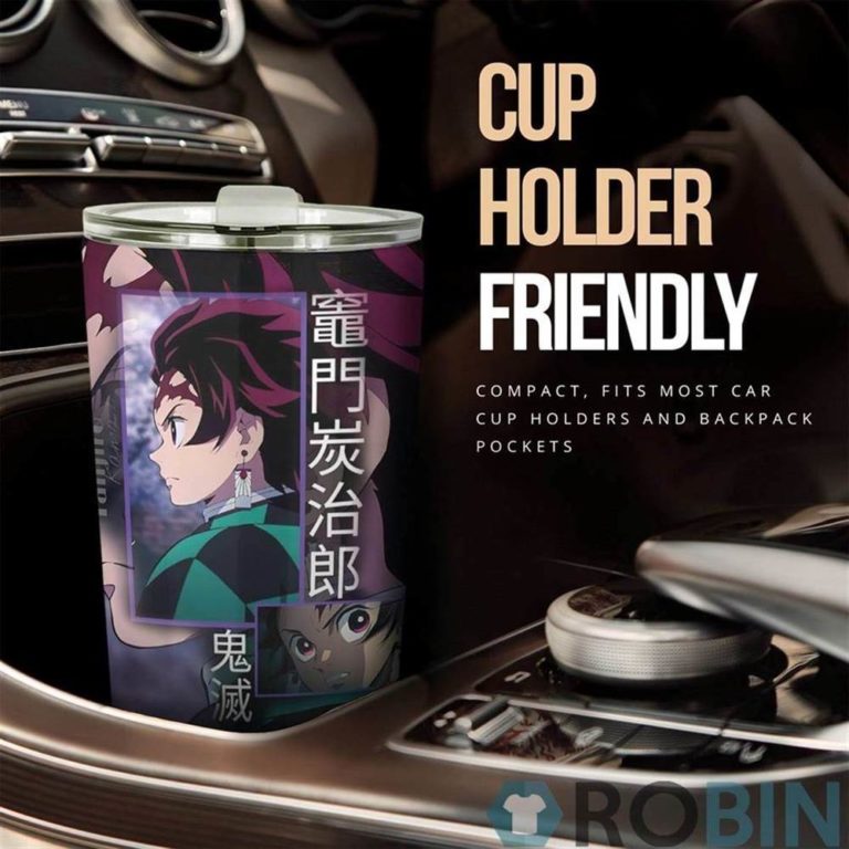 Tanjiro Custom Demon Slayers Anime Car Tumbler Cup