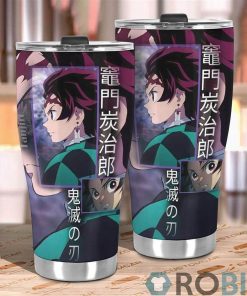 Tanjiro Custom Demon Slayers Anime Car Tumbler Cup