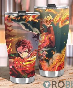 Tanjiro x Rengoku Tumbler Cup Custom Demon Slayer Anime Tanjiro x Rengoku Tumbler Cup Custom Demon Slayer Anime