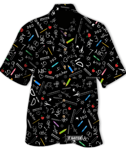 Teacher?s Name With Crayons Casual Button Down Short Sleeve Button Shirt Teacher?s Name With Crayons Casual Button Down Short Sleeve Button Shirt