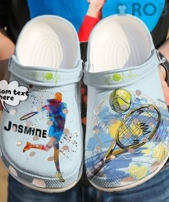 Tennis Personalized Color Series Crocs Crocband Clog