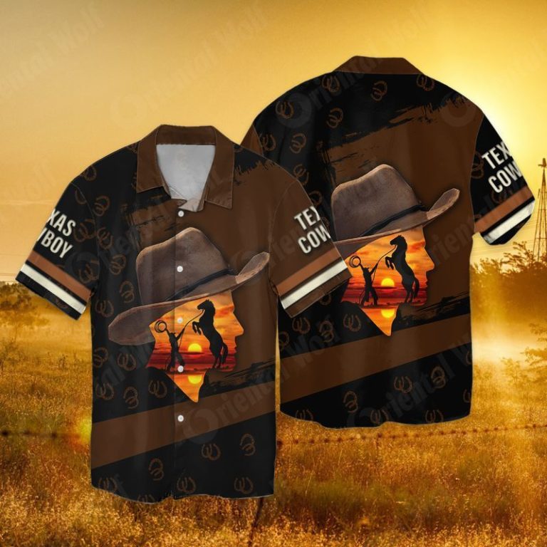 Texas Cowboy Casual Button Down Short Sleeve Button Shirt