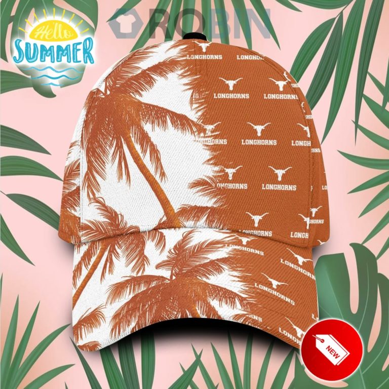 Texas Longhorns Palm Trees Classic Baseball Cap Hat