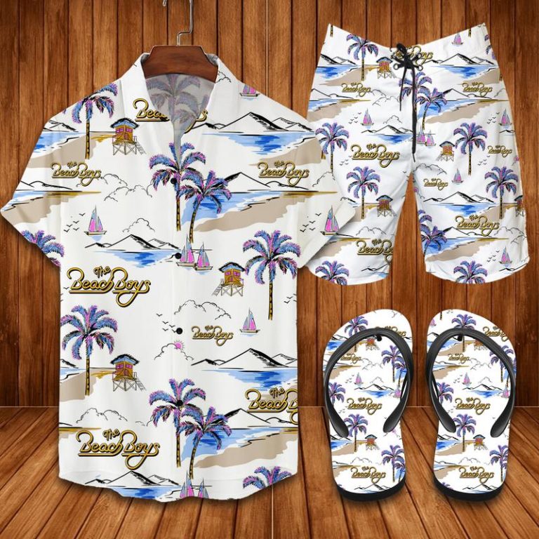 The Beach Boys Flip Flops And Hawaii Shirt and Shorts